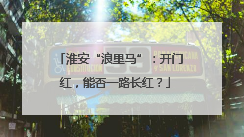 淮安“浪里马”：开门红，能否一路长红？