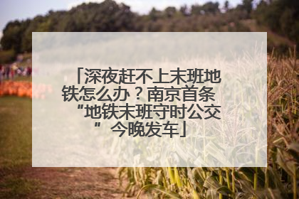 深夜赶不上末班地铁怎么办？南京首条“地铁末班守时公交”今晚发车