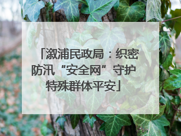 溆浦民政局：织密防汛“安全网”守护特殊群体平安