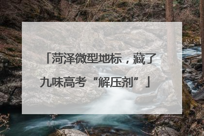 菏泽微型地标，藏了九味高考“解压剂”