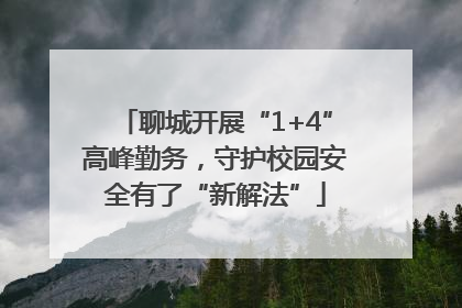 聊城开展“1+4”高峰勤务，守护校园安全有了“新解法”