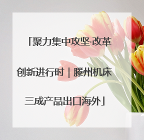 聚力集中攻坚·改革创新进行时｜滕州机床三成产品出口海外