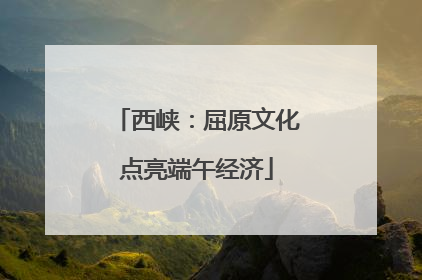西峡：屈原文化点亮端午经济