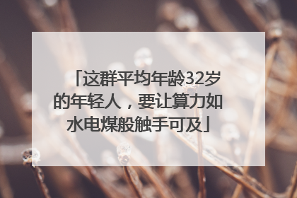 这群平均年龄32岁的年轻人，要让算力如水电煤般触手可及