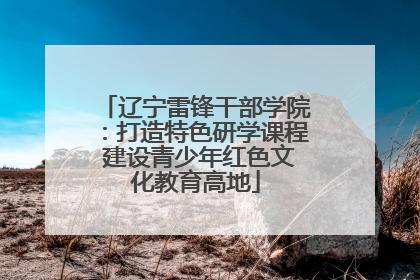 辽宁雷锋干部学院：打造特色研学课程 建设青少年红色文化教育高地