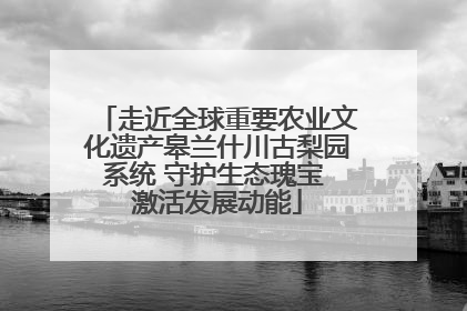 走近全球重要农业文化遗产皋兰什川古梨园系统 守护生态瑰宝 激活发展动能