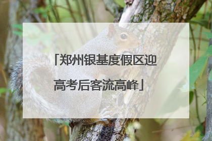 郑州银基度假区迎高考后客流高峰