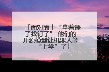 面对面丨“拿着锤子找钉子” 他们的开源模型让机器人能“上学”了