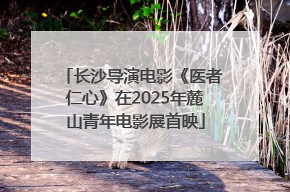 长沙导演电影《医者仁心》在2025年麓山青年电影展首映