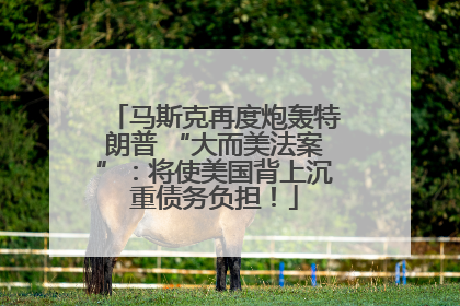 马斯克再度炮轰特朗普 “大而美法案”：将使美国背上沉重债务负担！
