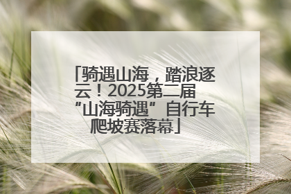 骑遇山海，踏浪逐云！2025第二届“山海骑遇”自行车爬坡赛落幕