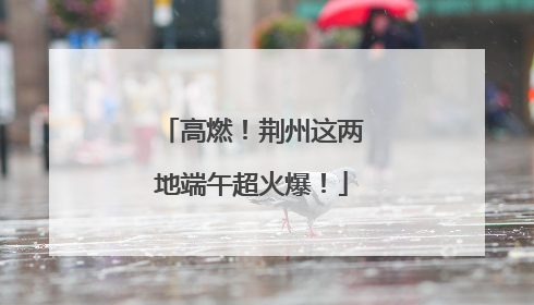 高燃！荆州这两地端午超火爆！