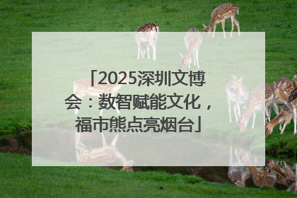 2025深圳文博会：数智赋能文化，福市熊点亮烟台