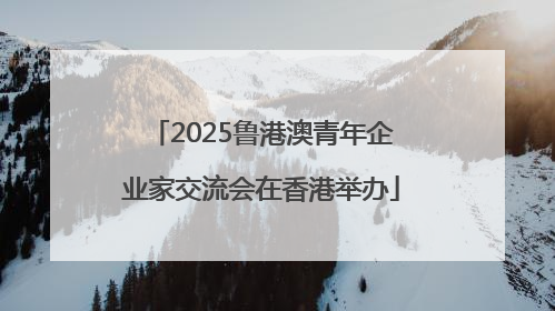 2025鲁港澳青年企业家交流会在香港举办