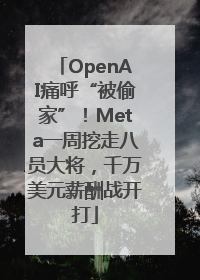 OpenAI痛呼“被偷家”！Meta一周挖走八员大将，千万美元薪酬战开打